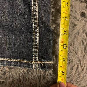 Silver twisted capris